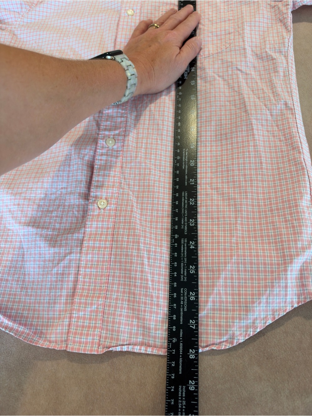 J. Crew Secret Wash organic cotton poplin shirt • size small • BG410 - Picture 5 of 8